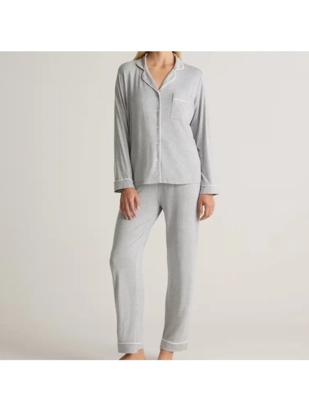 Quince Matching Bamboo 2 Piece Pajama Set Size XL - Picture 1 of 15